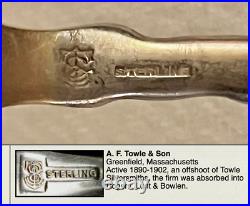 Sterling Souvenir Spoon for S. F. Cliff House by A. F. Towle Rustic 1880