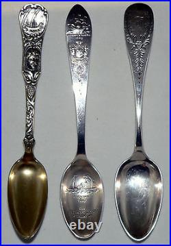 Sterling silver SPOON, Tiffany & Co, NYC, souvenir-Hudson-Fulton Celebrate 1909