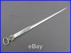 TIFFANY & CO STERLING SILVER LETTER OPENER WithSHELL