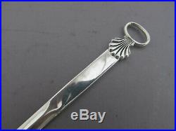 TIFFANY & CO STERLING SILVER LETTER OPENER WithSHELL