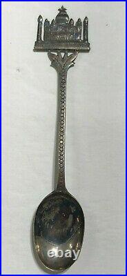 Tajmahal Indian Castle Collector Souvenir Sterling Silver. 925 Spoon