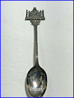 Tajmahal Indian Castle Collector Souvenir Sterling Silver. 925 Spoon