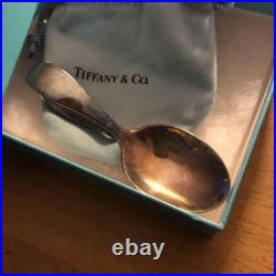 Tiffany & Co Loop Baby Spoon STERLING Silver 925 Box