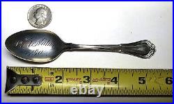 True Antique Sterling Silver Spoon Lot Of 4 Los Angeles Sioux City Eureka 1903