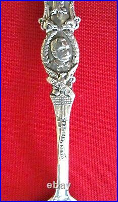 U. S. Asiatic Squadron Dewey Sterling Silver Souvenir Spoon (#1118)