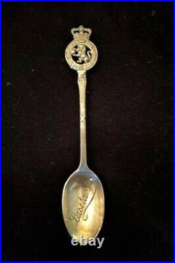 Very Rare Sterling Silver Souvenir Spoon The Cunard Steamship Co RMS Lusitania
