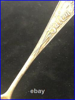 Victorian Durgin sterling silver Salem witch melon spoon JL 081421aD@ZF