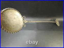 Victorian sterling siver souvenir spoon 1810 Bayern Maximilian Joseph 1799-1825