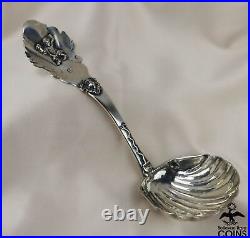 Vintage 1700's Silver Sauce Ladle Serving Spoon Jack Beanstalk Rare