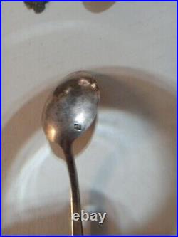 Vintage 915,900,800 Silver Souvenir Spoon Lot Of 16