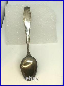 Vintage. 925 Sterling SILVER Spoon SARATOGA INDIAN AND TURTLE SP-01-08