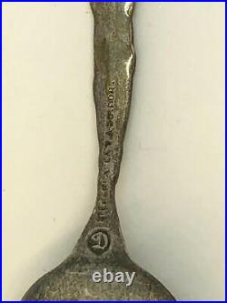 Vintage. 925 Sterling SILVER Spoon SARATOGA INDIAN AND TURTLE SP-01-08