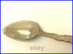 Vintage A Stowell Co Sterling Silver Boston Souvenir Spoon 1773 Tea Party