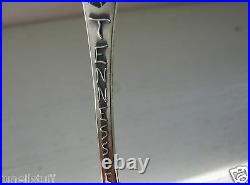 Vintage American Sterling & Enamel Flower Tennessee Souvenir Spoon