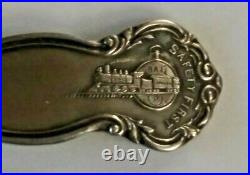 Vintage Ball Watch Co Sterling Silver B Of Le Souvenir Spoon