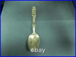 Vintage CALIFORNIA Sterling Silver Souvenir Spoon San Gabriel Mission California