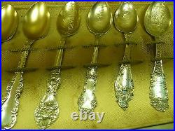 Vintage Collection late 1800's Sterling Silver Spoons, Some Souvenir, VERY RARE