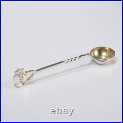 Vintage Dudik Swed Israel SD 925 Sterling Silver Spoon, 30 Grams, 4l