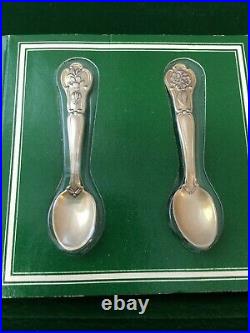 Vintage Franklin Mint 48 State Flowers Sterling Silver Spoon Set- Spoons Sealed