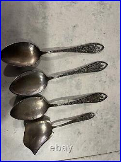 Vintage Hawaiian Sterling Kamehameha Souvenir Spoons