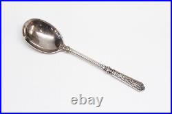 Vintage LOT of Six ENGLISH Sterling Demitasse Spoons Wheat Motifs 4.25 Long
