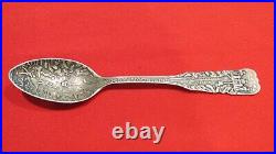 Vintage Leadville Mine Shaft Mining Sterling Silver Souvenir Spoon 6