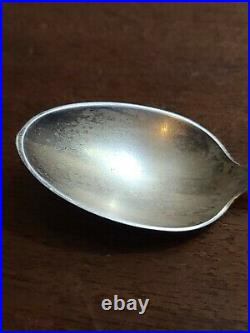 Vintage Sterling Silver Daniel Low Salem Massachusetts Flying Witch Spoon