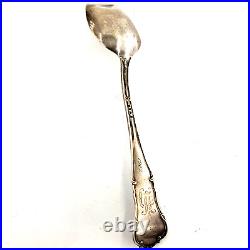 Vintage Sterling Silver Souvenir Spoon Kentucky State Monogrammed Old America