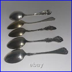 Vintage Sterling Silver Souvenir Spoon (Lot Of 5) #1006
