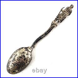 Vintage Sterling Silver Souvenir Spoon The Knickerbocker Hotel New York Landmark