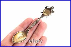 Vintage Sterling Silver Travel Souvenir Spoon from Ketchikan Alaska Gold Mining