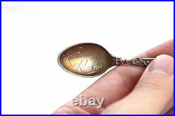 Vintage Sterling Silver Travel Souvenir Spoon from Ketchikan Alaska Gold Mining