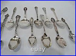 Vintage Sterling Souvenir & Demitasse Spoons