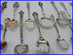 Vintage Sterling Souvenir & Demitasse Spoons