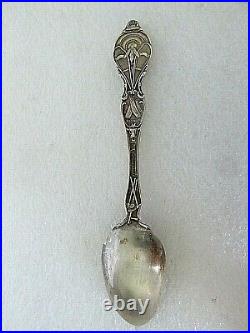 Vintage Wallace Sterling Silver Souvenir spoon Native American Indian Niagara