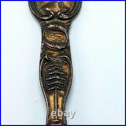 Vtg 1908 Ritzville Washington Ladies Aid Society Sterling Silver Souvenir Spoon