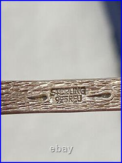 Vtg Fritz Reu & Co. Demitasse German spoons Forks Serving set. 925 & 800 Silver