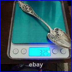 Vtg'HOME & COUNTRY' Durgin Sterling Spoon Betsy Ross Patriot Stars Flag History
