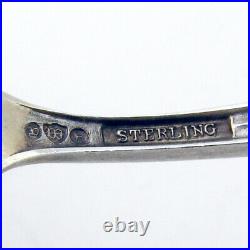 WWI Soldiers With Rifles 6 Souvenir Teaspoons Set Watson Sterling Silver