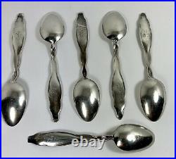 Whiting Lily of the Valley Sterling Silver Flatware-Lot of 6 Spoons