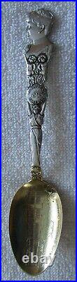 Womans Building Columbian Exposition 1893 Worlds Fair sterling silver spoon